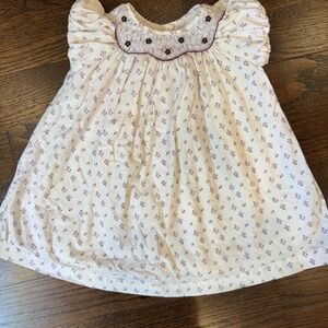 Janie & Jack floral smocked dress-size 6-12 months